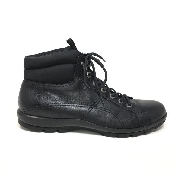 Prada Combat Boots Shoes Size 8.5 UK/9.5 US Black main image 8